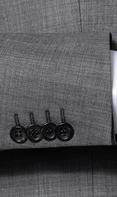 ROY ROBSON Anzug 050011215200+1267500/A020 Regular Fit, Schurwolle Super140 REDA, Grau meliert, Grau 6 ROY ROBSON Anzug 050011215200+1267500/A020 Regular Fit, Schurwolle Super140 REDA, Grau meliert, Grau – Bild 4