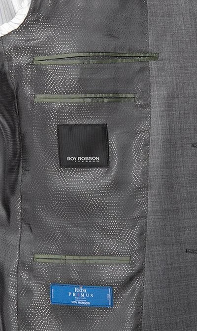 ROY ROBSON Anzug 050011215200+1267500/A020 Regular Fit, Schurwolle Super140 REDA, Grau meliert, Grau 7 ROY ROBSON Anzug 050011215200+1267500/A020 Regular Fit, Schurwolle Super140 REDA, Grau meliert, Grau – Bild 5
