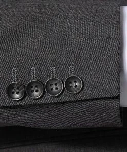 Carl Gross Anzug 70-062S0/323022+332023/82 Modern Fit, Schurwolle Super100, Anthrazit meliert, Dunkelgrau -Anzüge & Westen Verkäufe 324195 norm4