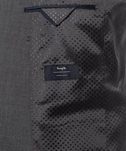 Carl Gross Anzug 70-062S0/323022+332023/82 Modern Fit, Schurwolle Super100, Anthrazit meliert, Dunkelgrau -Anzüge & Westen Verkäufe 324195 norm5