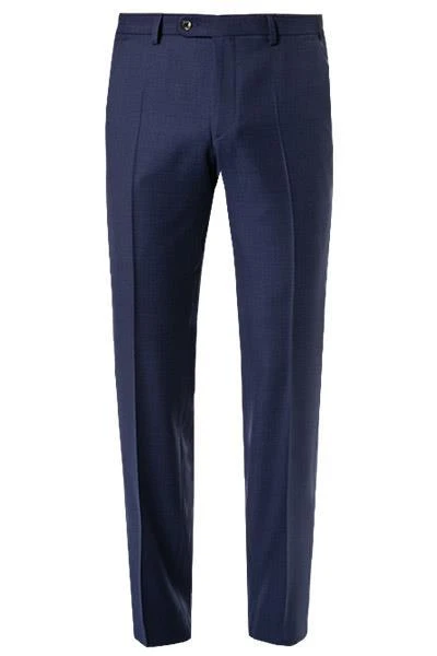 DIGEL Hose Per 99652/116062/24 Modern Fit, Schurwolle Super100, Navy meliert, Dunkelblau 4 DIGEL Hose Per 99652/116062/24 Modern Fit, Schurwolle Super100, Navy meliert, Dunkelblau – Bild 2