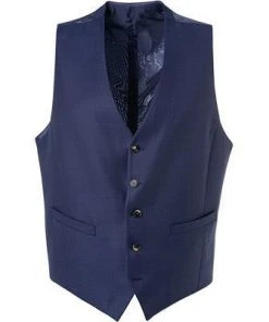 DIGEL Weste Dan 99652/160008/24 Schurwolle, Navy meliert, Dunkelblau