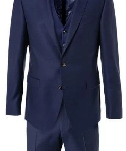 DIGEL Anzug 99652/120033+160008+116062/24 Modern Fit, Schurwolle, Navy meliert, Dunkelblau -Anzüge & Westen Verkäufe 325311 norm2