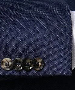 DIGEL Anzug 99652/120033+160008+116062/24 Modern Fit, Schurwolle, Navy meliert, Dunkelblau -Anzüge & Westen Verkäufe 325311 norm5