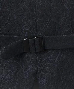 Schneiders Weste Henri 327/1145/4660 Trachtenweste, Baumwolle-Mikrofaser, Navy-tannengrün gemustert, Marine -Anzüge & Westen Verkäufe 325412 norm3