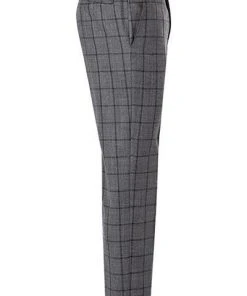 Strellson Hose Mercer 30019289/031 Slim Fit, Schurwolle, Graphit kariert, Grau kariert -Anzüge & Westen Verkäufe 328369 norm3