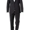 Strellson Anzug Allen-Mercer 30018430+30016221/001 Slim Fit, Schurwoll-Stretch, Schwarz -Anzüge & Westen Verkäufe 328394 norm