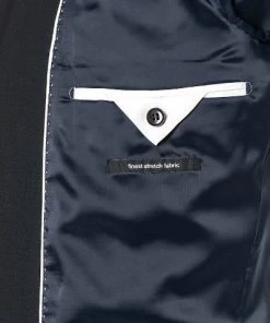 Strellson Anzug Allen-Mercer 30018430+30016221/001 Slim Fit, Schurwoll-Stretch, Schwarz -Anzüge & Westen Verkäufe 328394 norm5