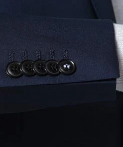 Strellson Anzug Allen-Mercer 30018430+30016221/402 Slim Fit, Schurwoll-Stretch, Dunkelblau -Anzüge & Westen Verkäufe 328395 norm4