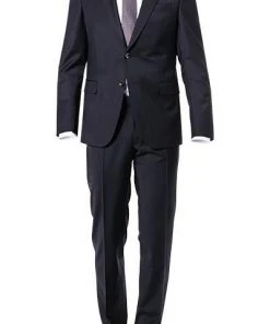 JOOP! Anzug 30003099+30003106/400 Anzug Herby-Blayr, Slim Fit, Woll-Stretch, Nachtblau, Marineblau