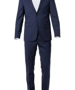 OSCAR JACOBSON Anzug 31003700+51703700/220 Woll-Stretch, Dunkelblau, Blau