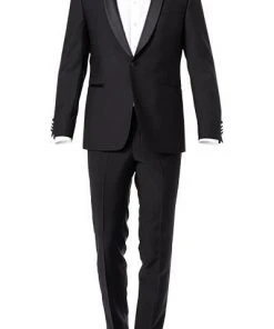 OSCAR JACOBSON Anzug 5934651+30354651/310 Smoking, Wolle, Schwarz