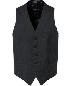 OSCAR JACOBSON Weste Carlo 4428515/110 Wolle, Anthrazit meliert, Dunkelgrau