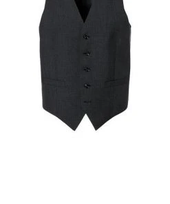 OSCAR JACOBSON Anzug 31008515+4428515+5115/110 Anzug mit Weste, Wolle, Anthrazit meliert, Dunkelgrau -Anzüge & Westen Verkäufe 329354 norm4