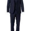 OSCAR JACOBSON Anzug 31008515+4428515+5115/215 Anzug mit Weste, Wolle, Dunkelblau, Blau -Anzüge & Westen Verkäufe 329390 norm