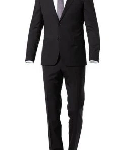 OSCAR JACOBSON Anzug 30508515+5378515/310 Wolle, Schwarz