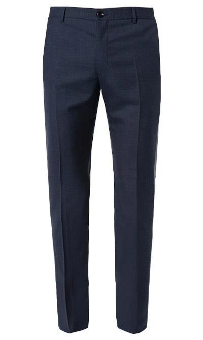 Windsor Anzug 30017445+16526+16540/410 Anzug Garon-Santio, Shaped Fit, Wolle, Nachtblau meliert, Marine 9 Windsor Anzug 30017445+16526+16540/410 Anzug Garon-Santio, Shaped Fit, Wolle, Nachtblau meliert, Marine – Bild 7