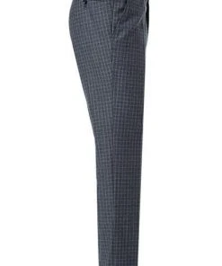 Carl Gross Hose Shiver 92-110N6/139283/62 Modern Fit, Schurwolle, Graphit-blau kariert, Dunkelblau -Anzüge & Westen Verkäufe 330066 norm3