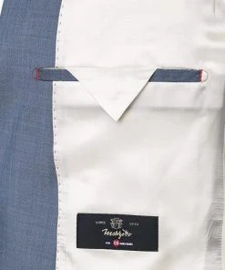 CG Anzug 80-140S0/424002+430013+139N1/441043/61 Anzug mit Weste, Slim Fit, Schurwolle, Rauchblau, Hellblau -Anzüge & Westen Verkäufe 330095 norm6