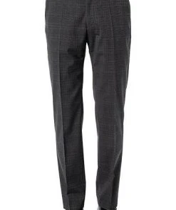 DIGEL Hose Per-V 99605/111066/43 Modern Fit, Schurwolle Fleckenschutz, Mittelgrau meliert, Anthrazit