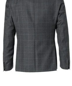 EDUARD DRESSLER Anzug Sean-Jim 10S11/5B31/24 Shaped Fit, Schurwolle Super110, Anthrazit kariert, Dunkelgrau -Anzüge & Westen Verkäufe 332248 norm3