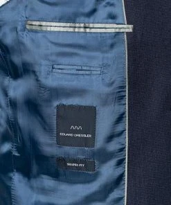 EDUARD DRESSLER Anzug Sean-Jim 10S05/5B31+3B35/42 Shaped Fit, Schurwoll-Stretch, Dunkelblau -Anzüge & Westen Verkäufe 332825 norm6
