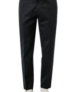 EMPORIO ARMANI Hose 6G1PQ0/1NIVZ/0999 Schurwolle, Schwarz