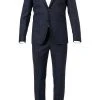 KARL LAGERFELD Anzug 155280+255001/10/592077/690 Flanell-Stretch, Dunkelblau gemustert, Blau -Anzüge & Westen Verkäufe 334812 norm