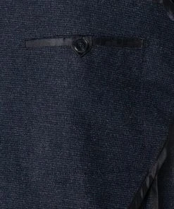 KARL LAGERFELD Anzug 155280+255001/10/592077/690 Flanell-Stretch, Dunkelblau gemustert, Blau -Anzüge & Westen Verkäufe 334812 norm5