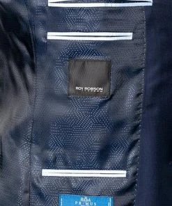 ROY ROBSON Anzug 050011215200+1267500/A401 Regular Fit, Schurwolle Super140 REDA, Dunkelblau meliert, Dunkelblau -Anzüge & Westen Verkäufe 335810 norm6