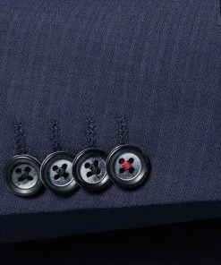 ROY ROBSON Anzug 050351295400+1295400/A410 Slim Fit, Schurwoll-Stretch wasserabweisend, Dunkelblau meliert, Dunkelblau -Anzüge & Westen Verkäufe 335813 norm4