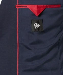 ROY ROBSON Anzug 050351295400+1295400/A410 Slim Fit, Schurwoll-Stretch wasserabweisend, Dunkelblau meliert, Dunkelblau -Anzüge & Westen Verkäufe 335813 norm5