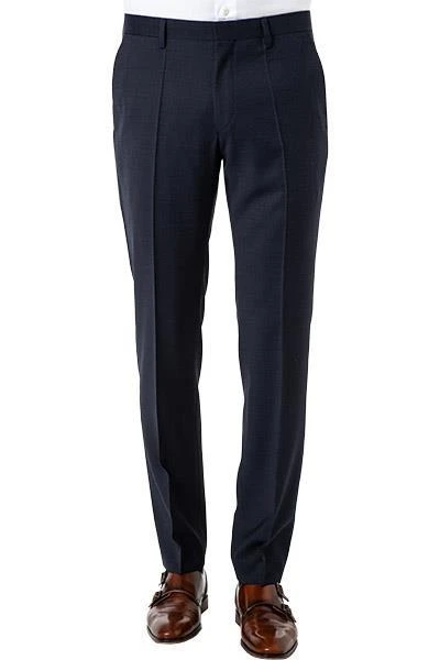 ROY ROBSON Hose S01050631295400/A410 Slim Fit, Schurwolle Super100 wasserabweisend, Dunkelblau gemustert, Dunkelblau 3 ROY ROBSON Hose S01050631295400/A410 Slim Fit, Schurwolle Super100 wasserabweisend, Dunkelblau gemustert, Dunkelblau