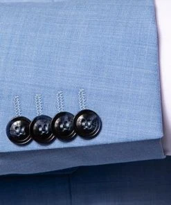 CG Anzug Cliff-Cedric 30-031S0/423622+433063/61 Slim Fit, Schurwoll-Stretch, Hellblau meliert, Hellblau -Anzüge & Westen Verkäufe 335832 norm4