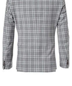 CG Anzug Caden-Cedric 90-143S3/423712+433063/81 Slim Fit, Schurwoll-Stretch, Steingrau kariert, Grau-hellblau -Anzüge & Westen Verkäufe 335845 norm3