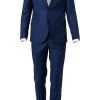CG Anzug Camden-Chaz 90-145S0/423782+433103/62 Slim Fit, Schurwolle S120 GUABELLO, Royalblau, Königsblau