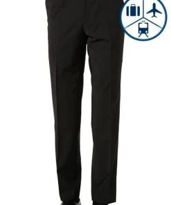 Carl Gross Hose TRF-Silvio 30-031S0/338343/90 Regular Fit, Schurwolle, Schwarz