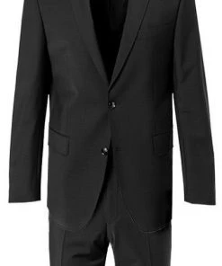 Carl Gross Anzug 30-031S0/325031+338343/90 Reise-Anzug, Regular Fit, Schurwoll-Stretch, Schwarz -Anzüge & Westen Verkäufe 335895 norm2