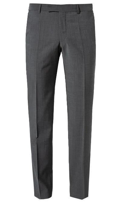 BALDESSARINI Anzug 14050+17050/000/08828/9209 Modern Fit, Schurwolle, Graphit meliert, Grau 9 BALDESSARINI Anzug 14050+17050/000/08828/9209 Modern Fit, Schurwolle, Graphit meliert, Grau – Bild 7