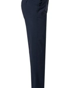 BALDESSARINI Hose 17050/000/08829/6300 Modern Fit, Schurwolle, Nachtblau kariert, Nachtblau -Anzüge & Westen Verkäufe 335994 norm3