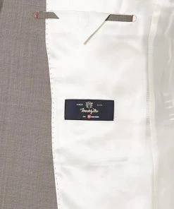 CG Anzug Patrick-Pascal 90-146N0/424002+430013/71 Slim Fit, Schurwolle, Graubraun meliert , Grau -Anzüge & Westen Verkäufe 336466 norm5