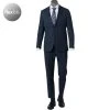 Pierre Cardin Anzug 42288+72534/810/94325/3250 Modern Fit, Mikrofaser wasserabweisend, Navy gestreift, Dunkelblau