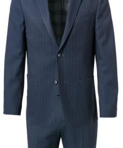 Pierre Cardin Anzug 42288+72534/810/94325/3250 Modern Fit, Mikrofaser wasserabweisend, Navy gestreift, Dunkelblau -Anzüge & Westen Verkäufe 337139 norm2