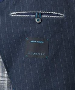 Pierre Cardin Anzug 42288+72534/810/94325/3250 Modern Fit, Mikrofaser wasserabweisend, Navy gestreift, Dunkelblau -Anzüge & Westen Verkäufe 337139 norm6