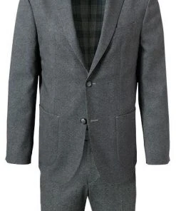 Pierre Cardin Anzug 42288+72534/810/94331/2300 Modern Fit, Mikrofaser wasserabweisend, Dunkelgrau meliert, Dunkelgrau -Anzüge & Westen Verkäufe 337143 norm2