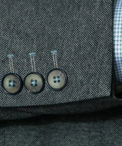 Pierre Cardin Anzug 42288+72534/810/94331/2300 Modern Fit, Mikrofaser wasserabweisend, Dunkelgrau meliert, Dunkelgrau -Anzüge & Westen Verkäufe 337143 norm4