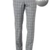 Pierre Cardin Hose Ryan 72238/810/94419/2900 Modern Fit, Mikrofaser, Hellgrau kariert, Silbergrau -Anzüge & Westen Verkäufe 337145 norm