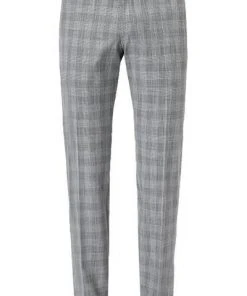 Pierre Cardin Hose Ryan 72238/810/94419/2900 Modern Fit, Mikrofaser, Hellgrau kariert, Silbergrau -Anzüge & Westen Verkäufe 337145 norm2