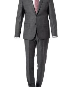 ROY ROBSON Anzug S00050561004400+295400/A020 Slim Fit, Schurwolle Super100 wasserabweisend, Grau meliert, Grau