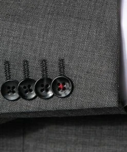 ROY ROBSON Anzug S00050561004400+295400/A020 Slim Fit, Schurwolle Super100 wasserabweisend, Grau meliert, Grau -Anzüge & Westen Verkäufe 337791 norm4